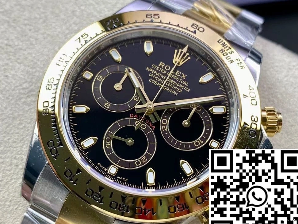 Gold Factory Daytona BT Yellow Black M116503-0004 Dial Rolex 0818